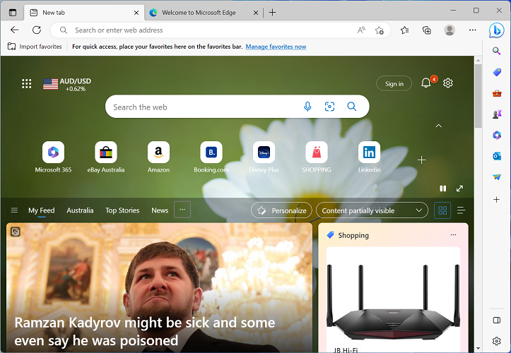 Where does Microsoft Edge want to go?